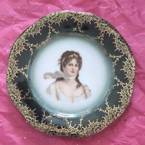 Bavarian Queen Louis Of Prussia Portret Plate